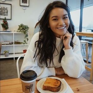 White Long Sleeve Crop Sweater